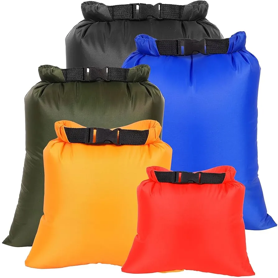 Ultralight waterproof dry bags for hiking