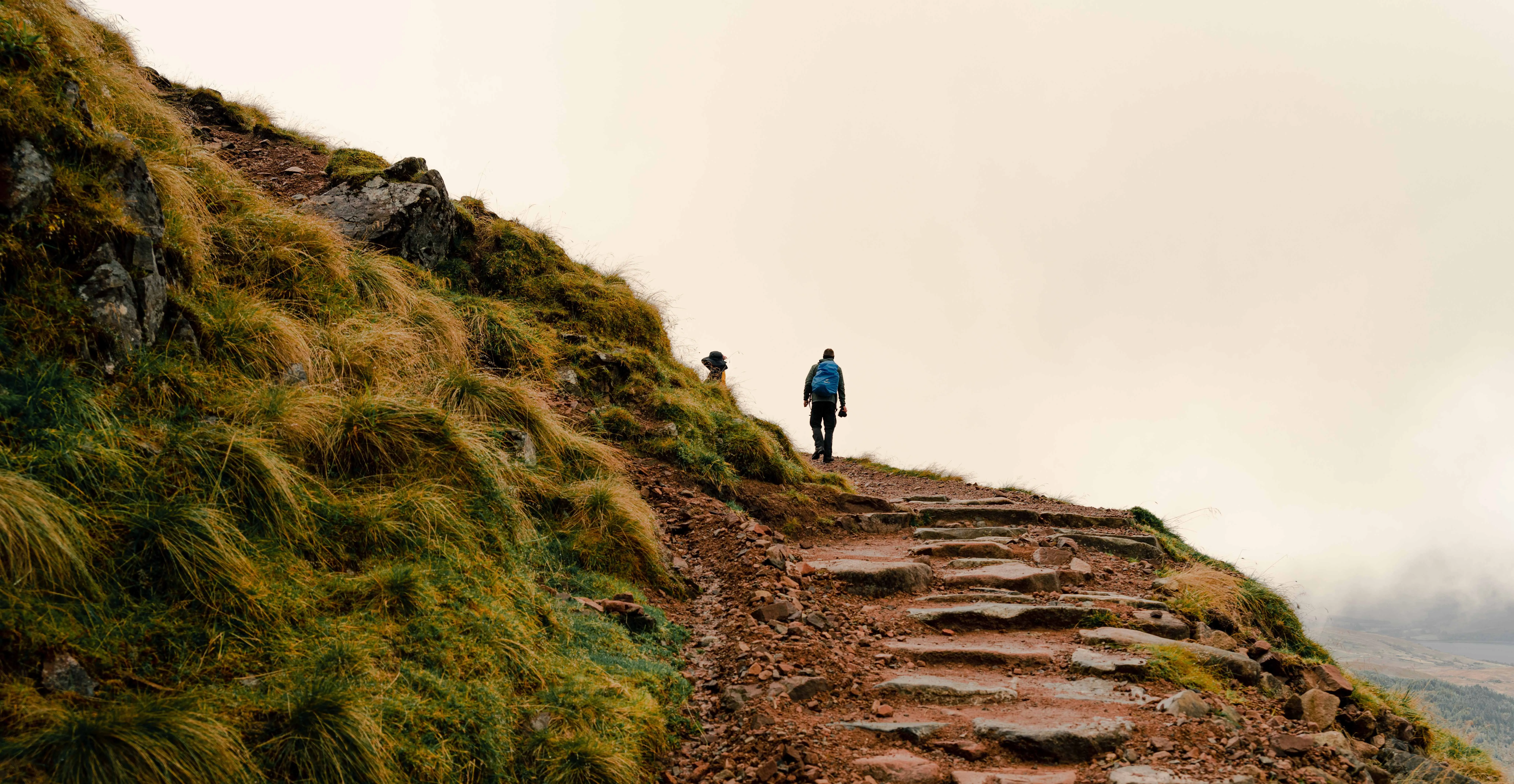 Scottish Highland mountain landscape showing varied weather conditions