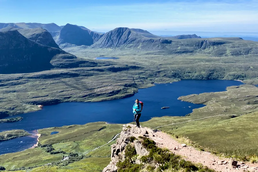Hidden gem hiking trail in the Scottish Highlands with dramatic mountain views
