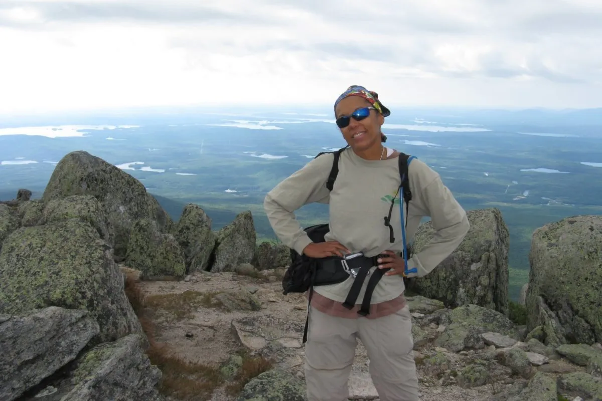 Scenic mountain vista during multi-day hiking trips on famous trail