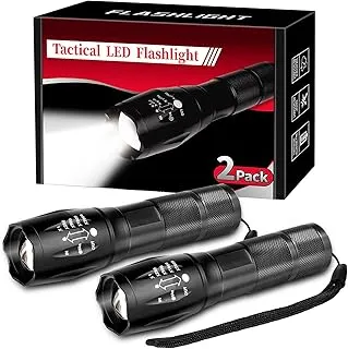 LED emergency flashlight with strobe mode