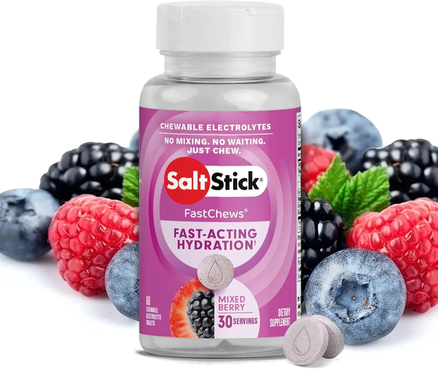 SaltStick FastChews electrolyte chewables for hiking