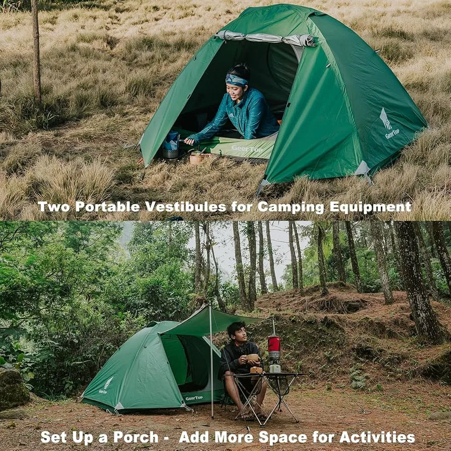 GEERTOP 2 Person Backpacking Tent