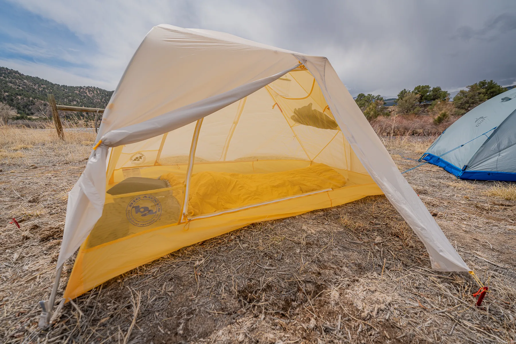 Big Agnes Tiger Wall UL tent showcasing solution dye technology