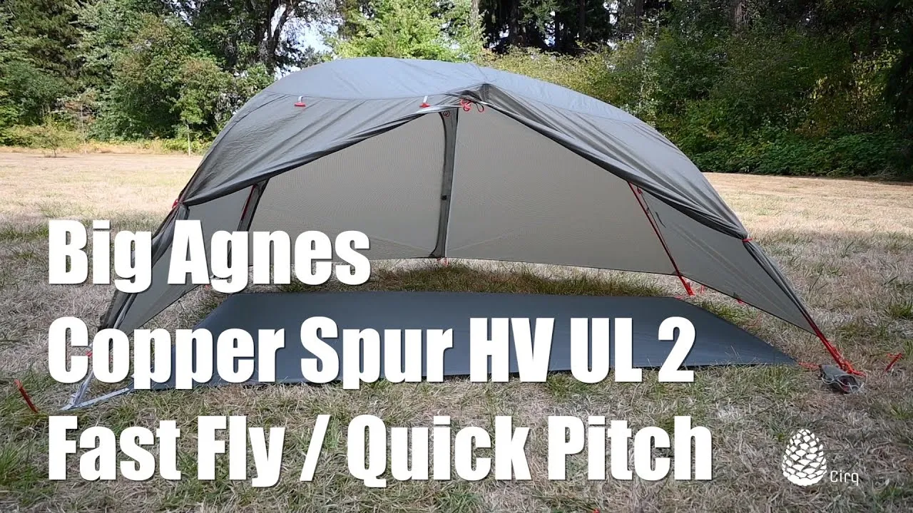 Big Agnes Copper Spur tent quick setup demonstration