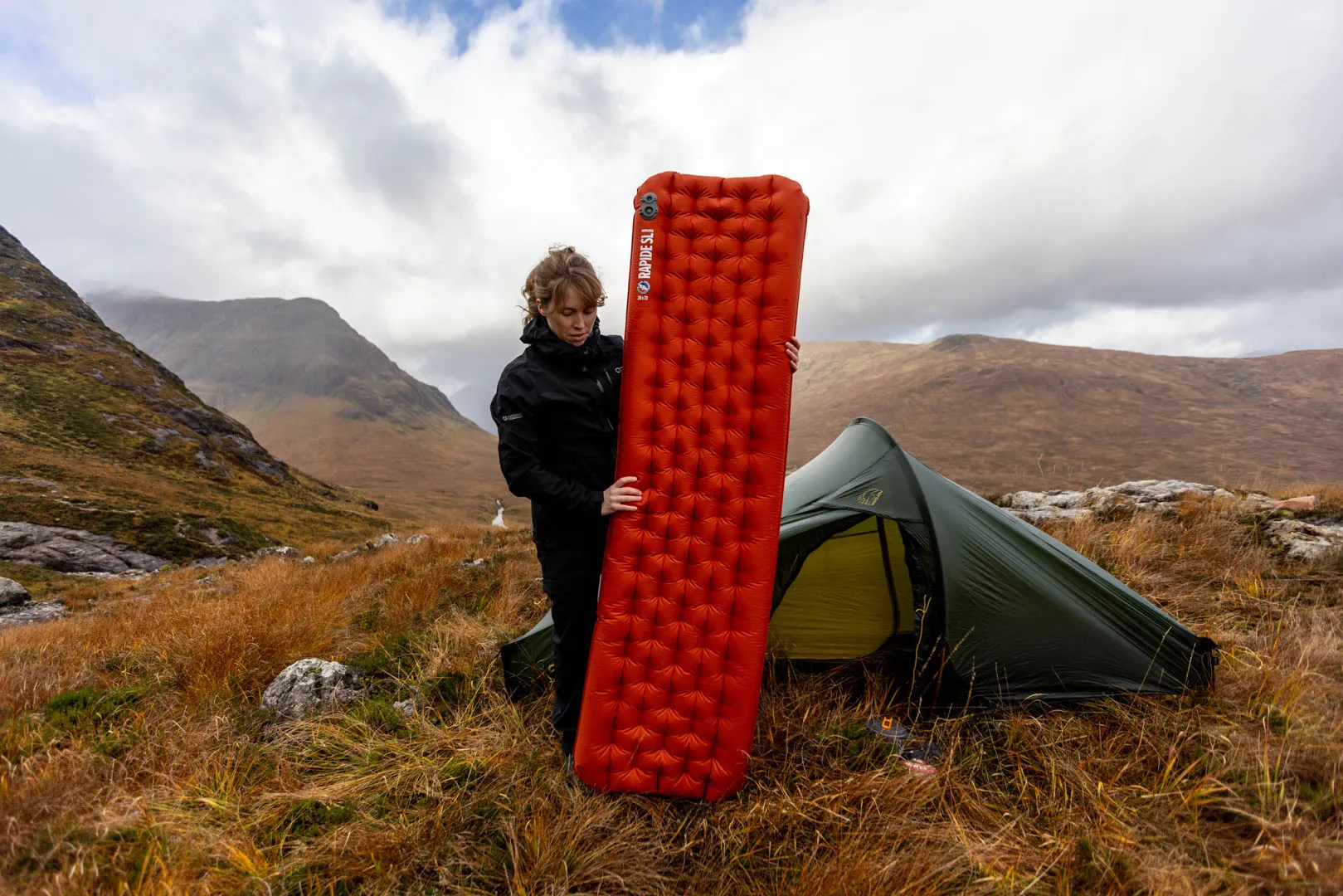 Big Agnes Rapide SL Sleeping Pad in outdoor setting