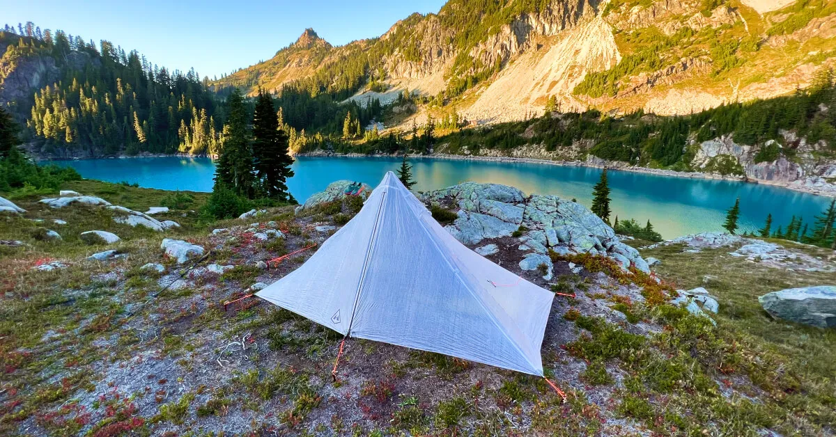 Best ultralight backpacking tent 1 person setup in mountain wilderness