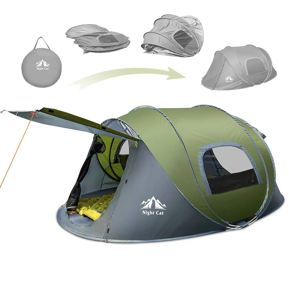 High-quality 2 person tent setup in camping environment