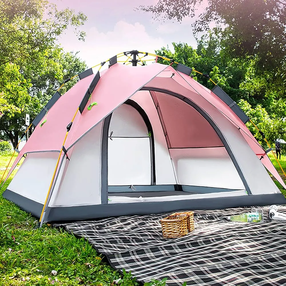 3 season tent 4 person interior showing spacious layout and ventilation features