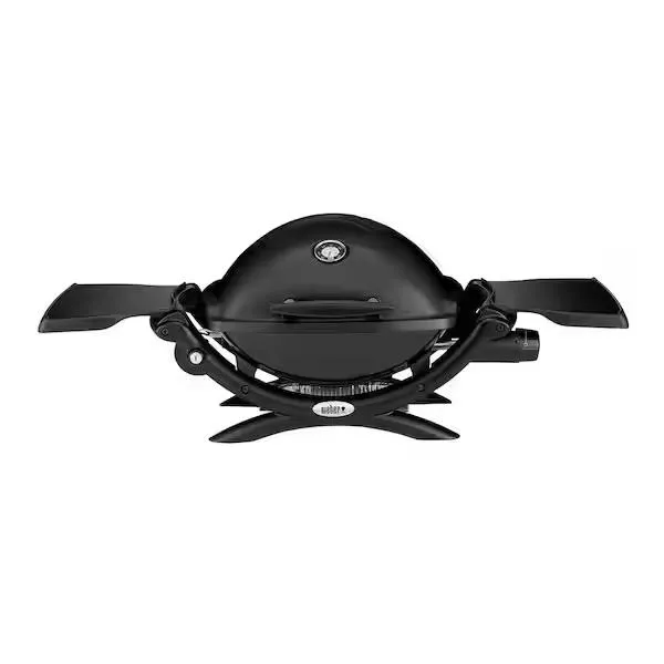 Weber Traveler portable gas grill for camping