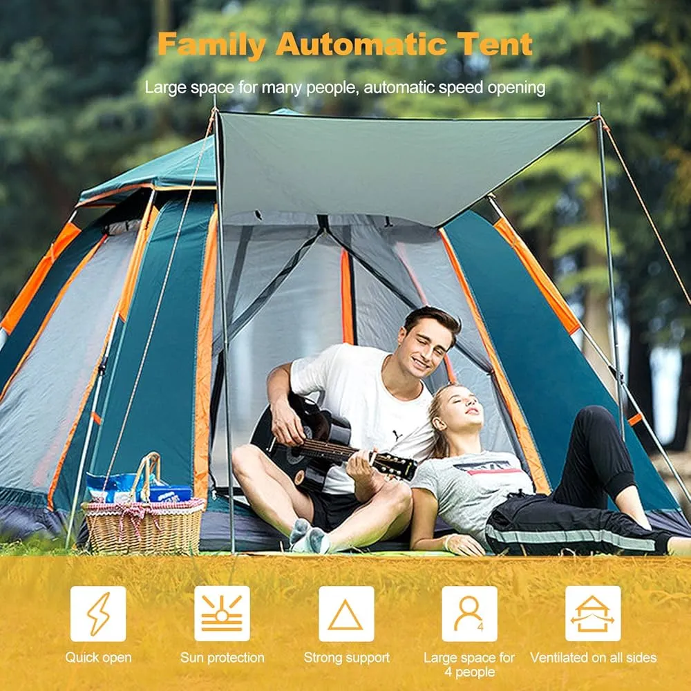 Modern ultralight family tent with advanced features and spacious interior design