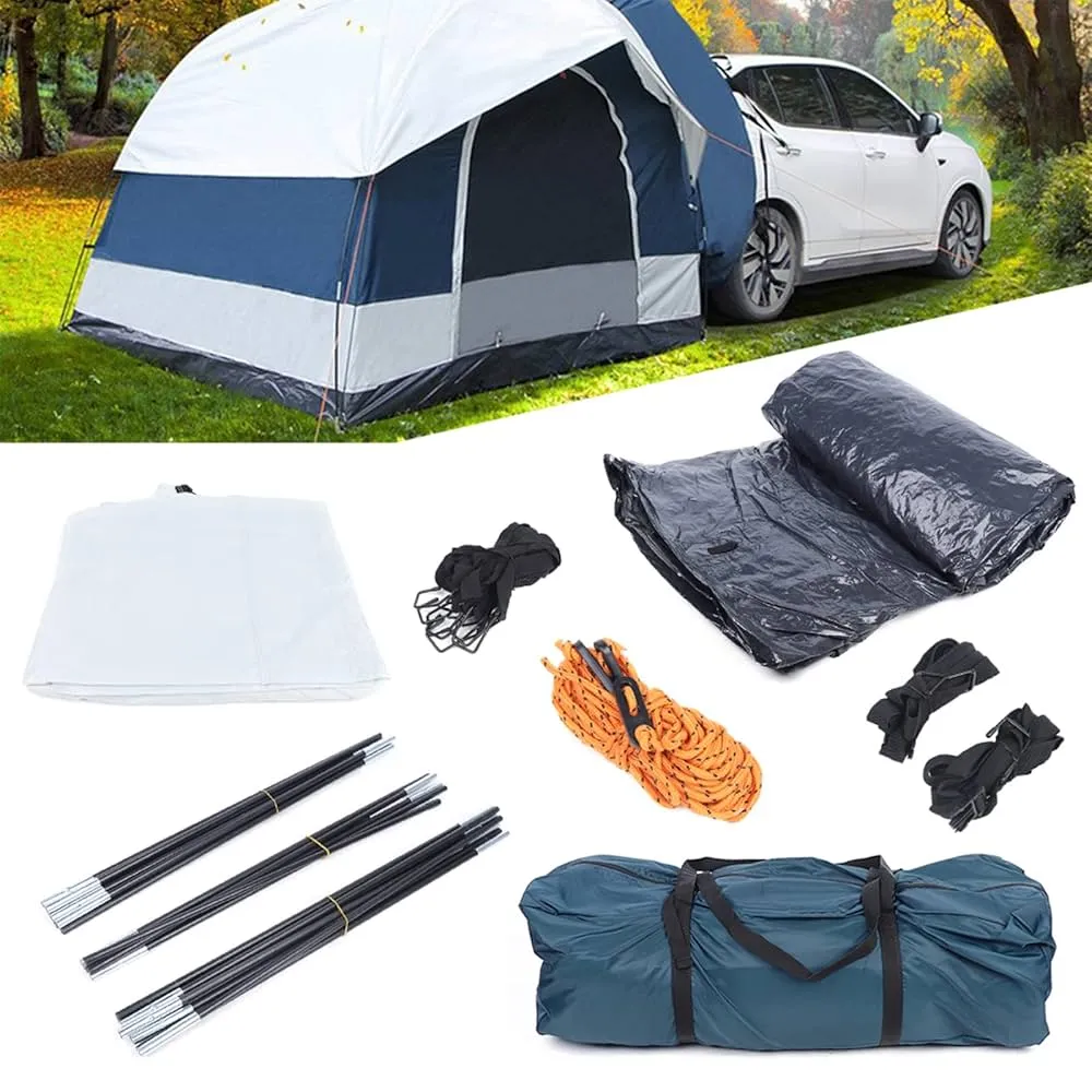 Universal tent with large vestibule space for camping
