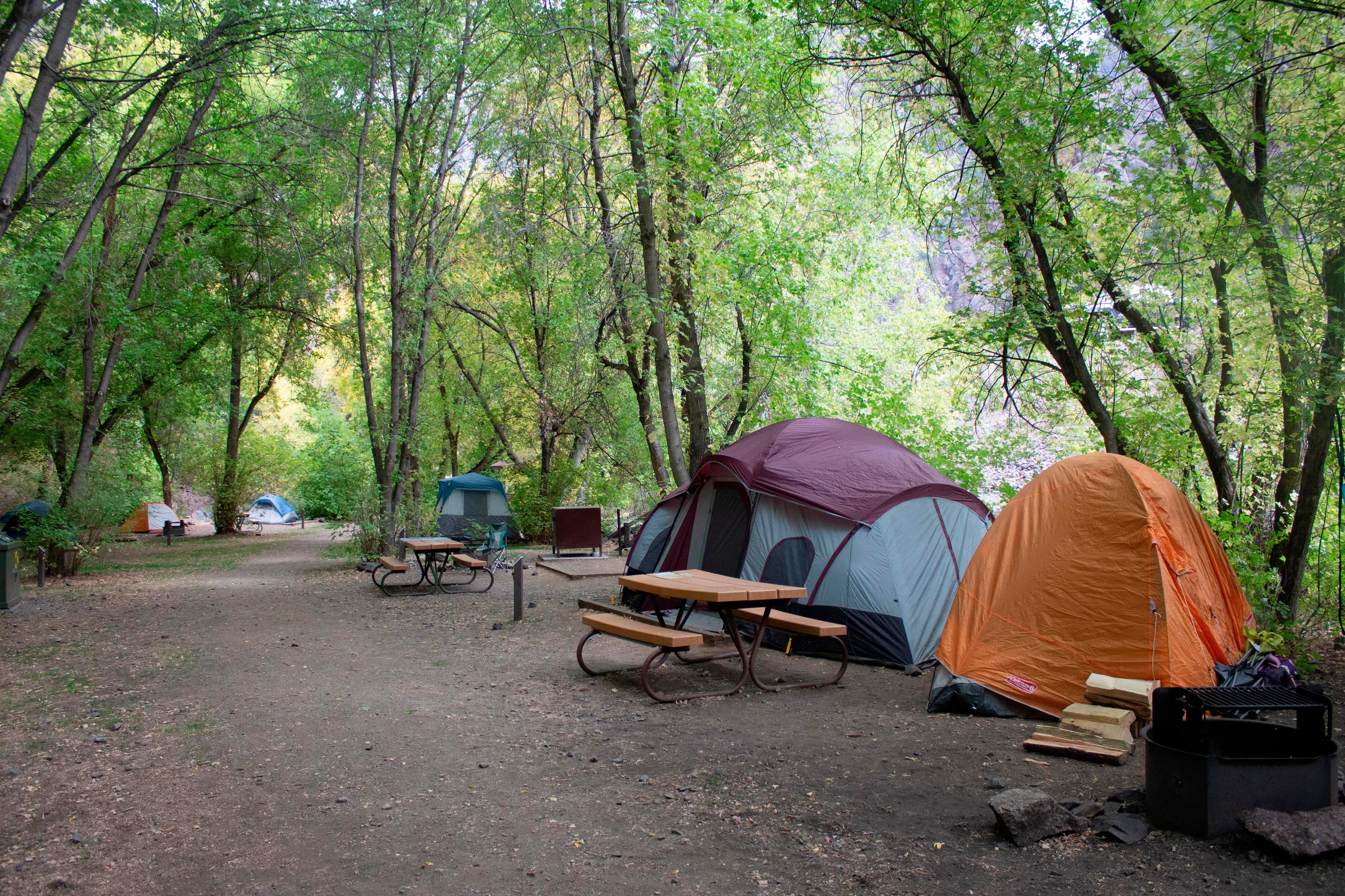 East Portal Campground along the Gunnison River