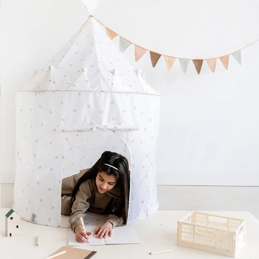 Gingham Blue 3 Sprouts Play Tent