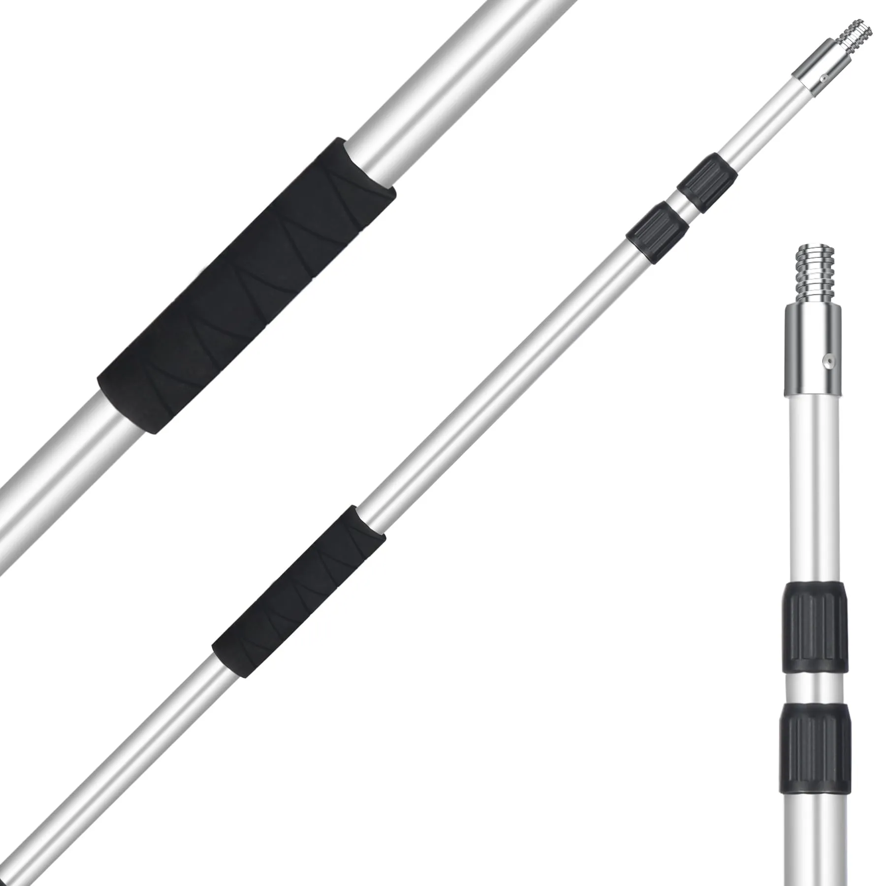 High-quality aluminum extension pole with adjustable locking mechanism
