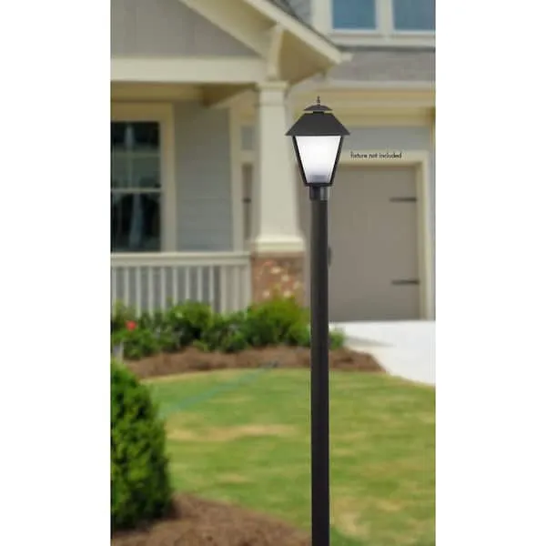 Professional aluminum light pole installation