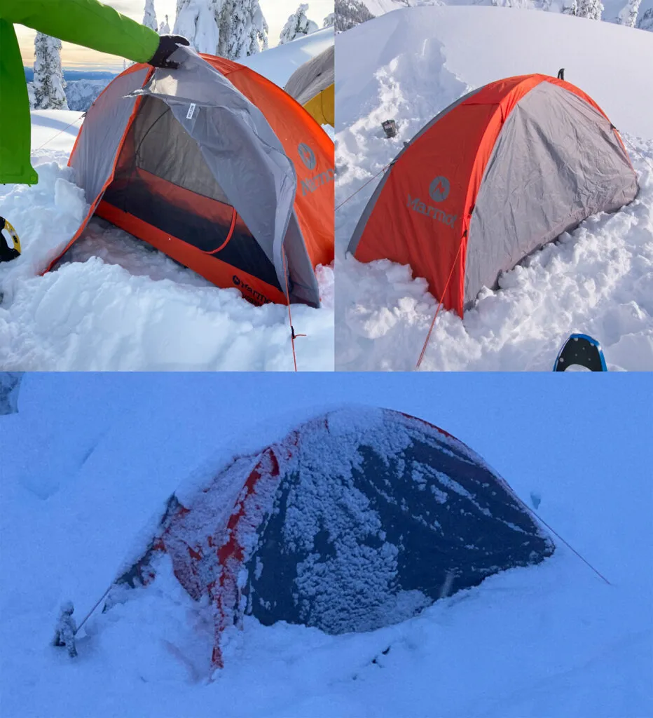 3-season tent suitable for winter use