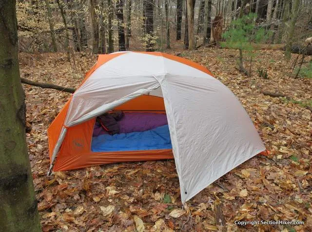 DIY tent vestibule setup demonstration