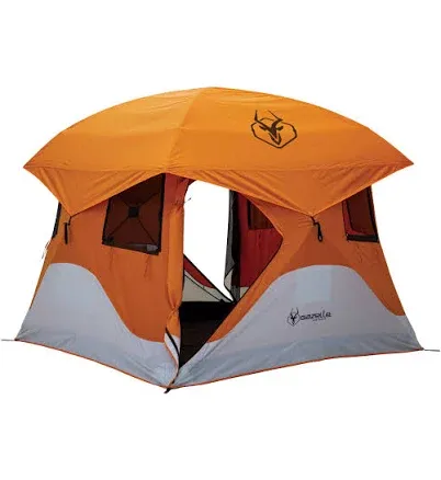 Gazelle T4 Hub Tent showing premium instant setup technology with vertical walls and spacious interior