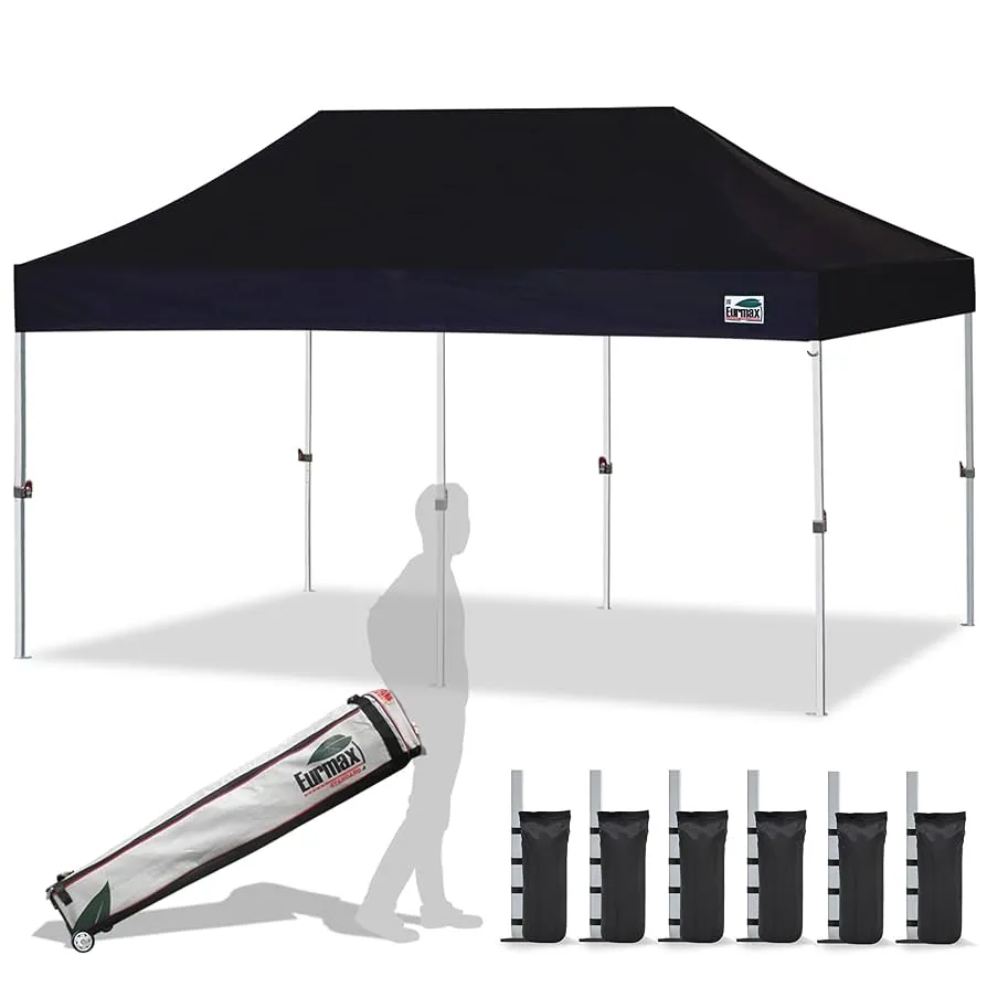 Heavy duty canopy tent with reinforced frame structure
