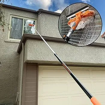 Window Washing Kit Extension Pole Telescopic Equipment
