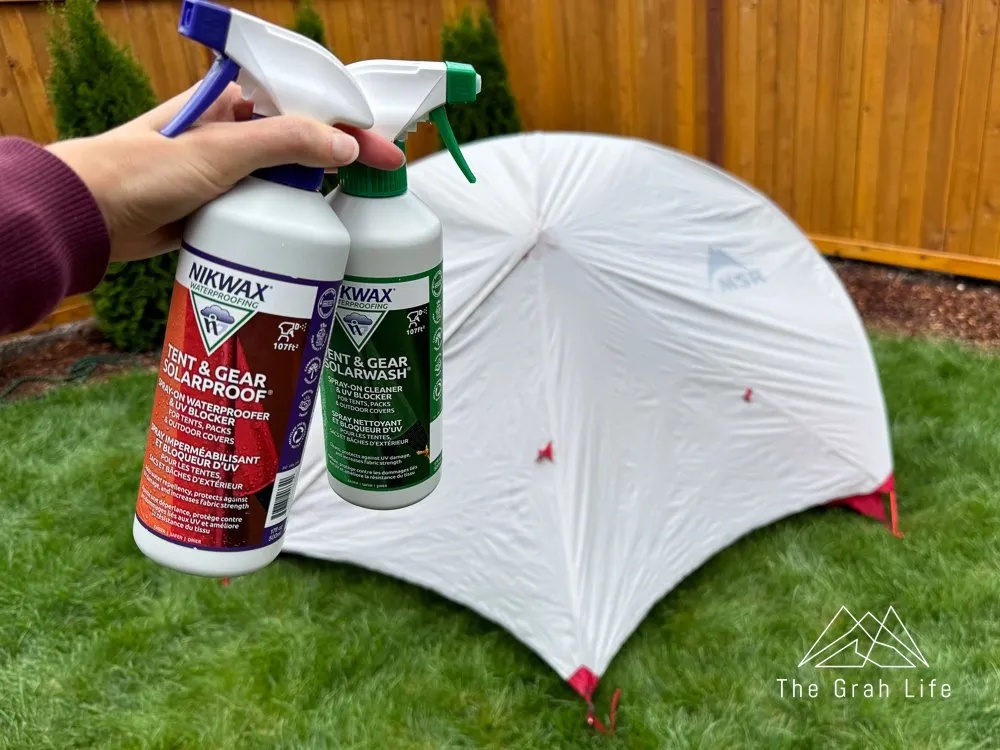 Tent waterproofing troubleshooting process