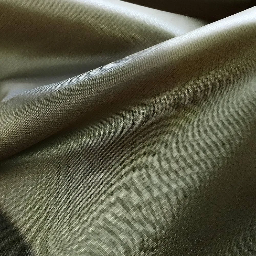 High-quality ripstop nylon tent fabric with silicone coating