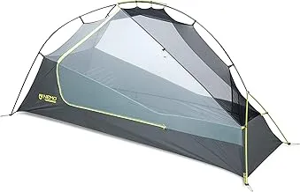 NEMO Dragonfly OSMO 1P tent in natural outdoor setting showing its lightweight design and spacious interior