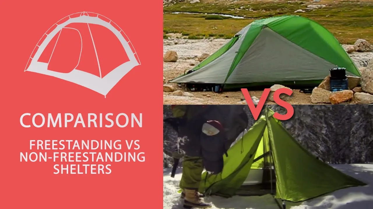 Non freestanding tent setup demonstration