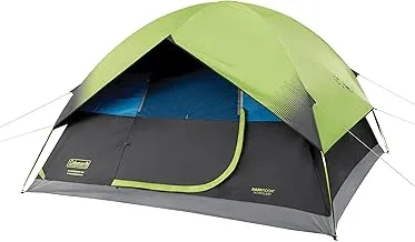 Environmentally safe PFAS-free camping tent in natural outdoor setting