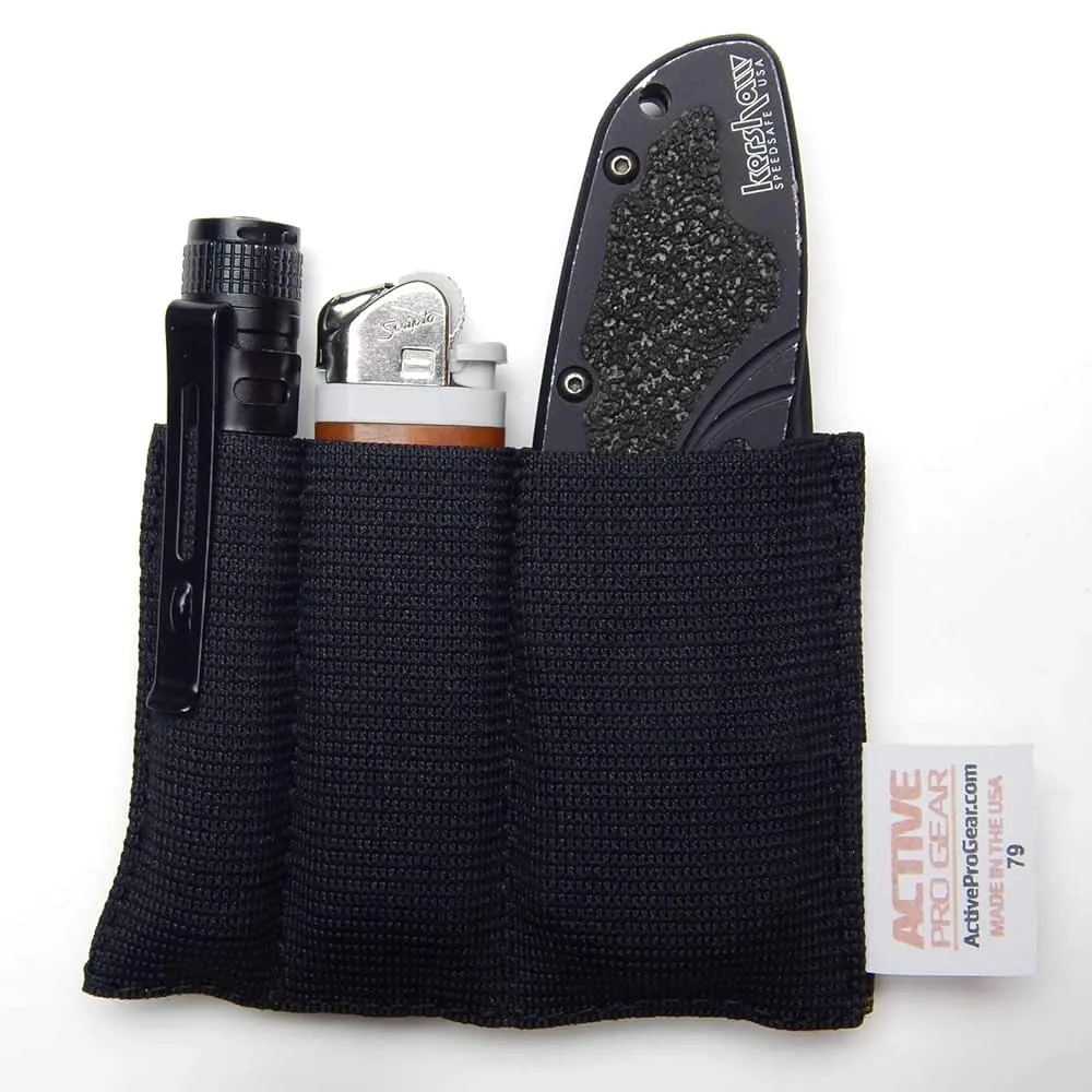 Multiple EDC pocket organizers showing different sizes and configurations