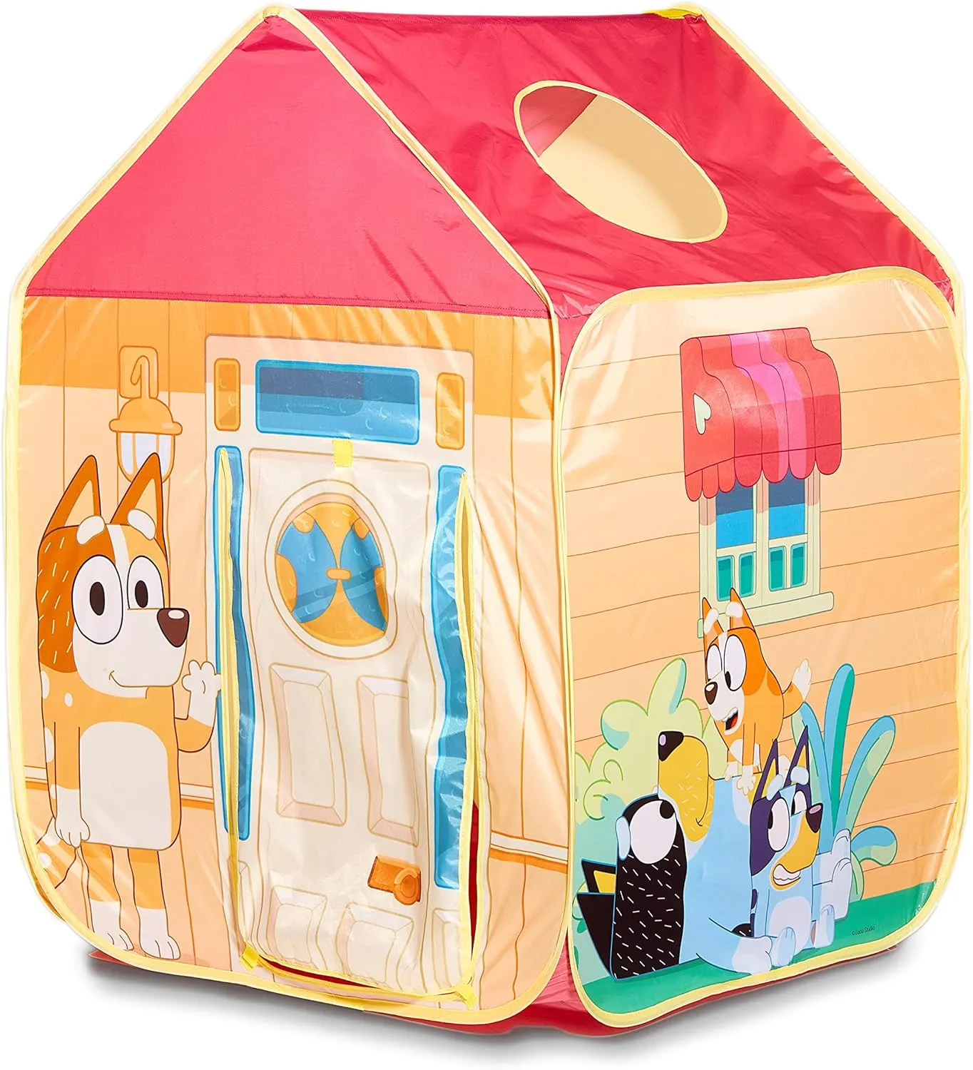 Bluey Pop N Fun Play Tent colorful design