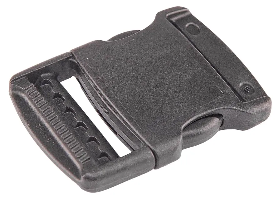 YKK heavy duty side release plastic buckles showing professional grade construction and durability