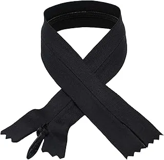 Unique Zipper YKK #5 Heavy Conceal Invisible Black