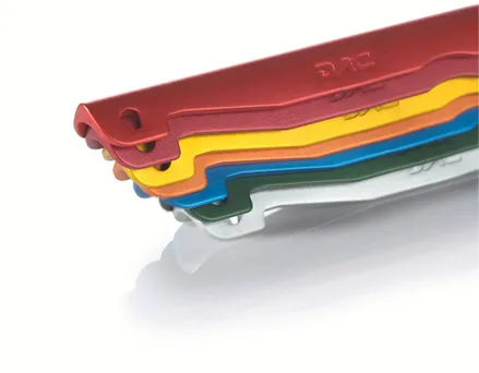 DAC tent stakes showing the precision manufacturing and TH72M alloy construction