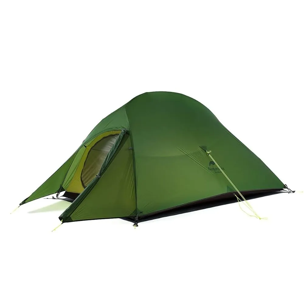 Naturehike 2 person tent setup in wilderness