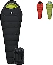 Temperature rating comparison for winter sleeping bags