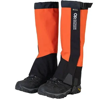 Outdoor Research Crocodile Gaiters in snowy mountain conditions