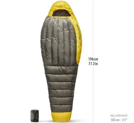 Sea to Summit Spark Down Sleeping Bag - premium 4 season sleeping bags lightweight for winter camping